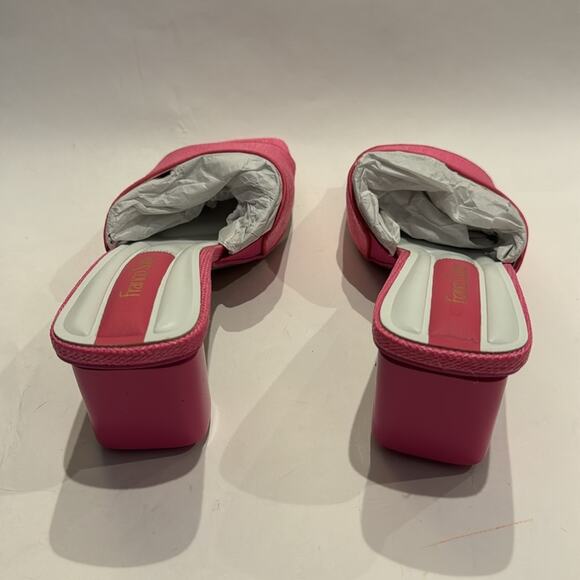 Franco Sarto NWT Linley block Heels in Pink size 8 - Picture 8 of 12